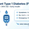 劇症1型糖尿病（FT1D）の要点：初期症状・DKAリスク・診断基準（HbA1c＜8.7）