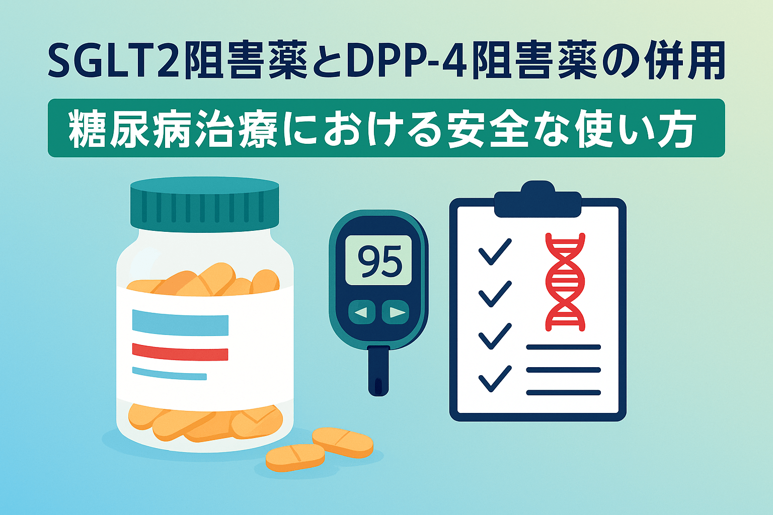 糖尿病治療におけるSGLT2阻害薬とDPP-4阻害薬の併用｜安全な使い方と注意点【船橋市のしもやま内科】