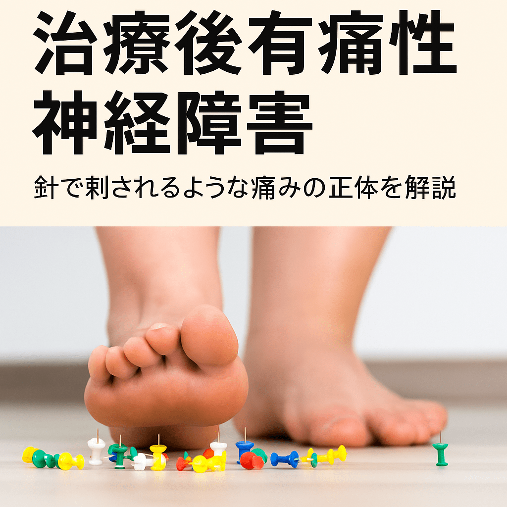 治療後有痛性神経障害の症状をイメージしたイラスト｜しもやま内科（船橋市）