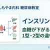 しもやま内科 糖尿病教室 第3回「インスリンの働き｜血糖が下がる仕組みと1型・2型の違い」のアイキャッチ画像