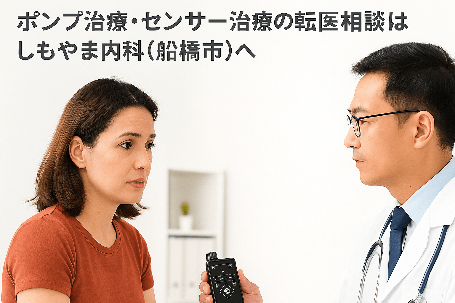 1型糖尿病のCSII・SAP使用中の方へ｜ポンプ治療・センサー治療の転医相談はしもやま内科（船橋市）へ