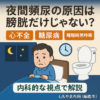 夜間頻尿の原因は膀胱だけじゃない｜心不全・糖尿病・睡眠時無呼吸など内科的視点で解説｜しもやま内科（船橋市）