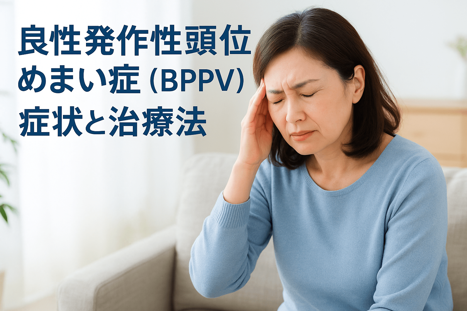 良性発作性頭位めまい症（BPPV）の症状・治療法｜しもやま内科（船橋市）