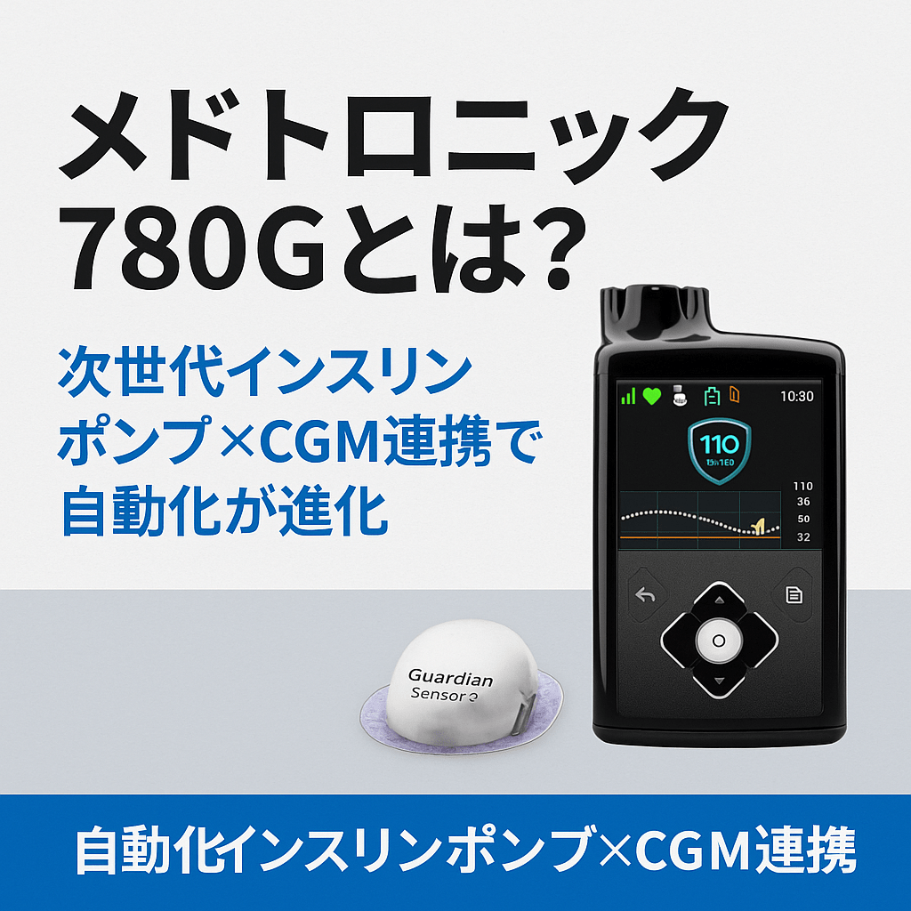 MiniMed 780G｜自動補正ボーラスとCGM連携で血糖変動を抑える次世代インスリンポンプ