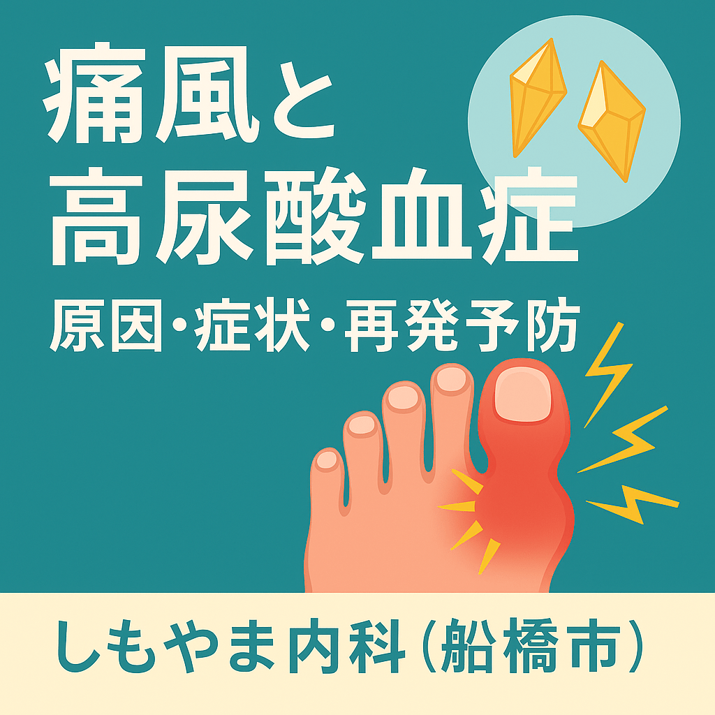 痛風と高尿酸血症|原因・症状・再発予防|しもやま内科(船橋市)