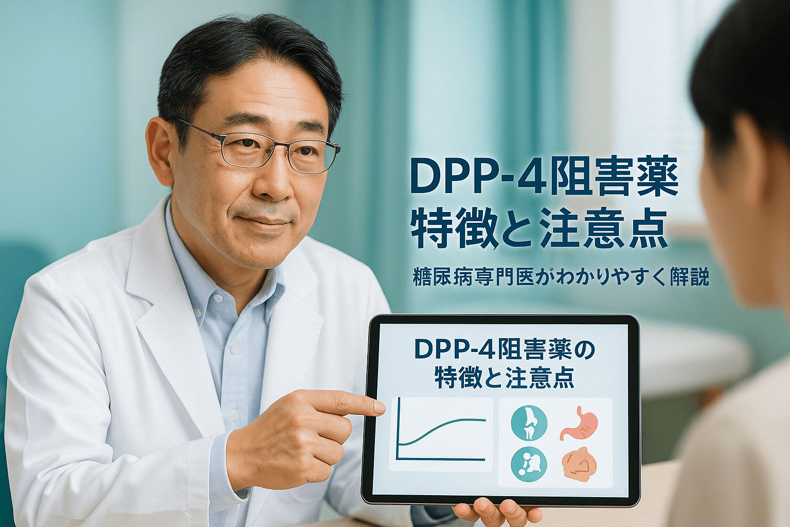 DPP-4阻害薬の特徴と注意点を糖尿病専門医が解説する図解